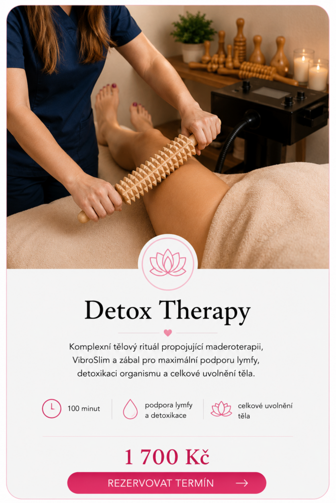 Detox Therapy - maderoterapie a VibroSlim v salonu Hey Beauty Liberec