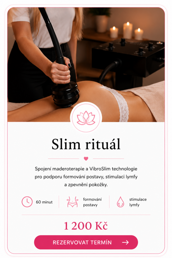 Slim rituál - maderoterapie a VibroSlim pro formování postavy v salonu Hey Beauty