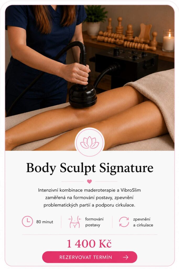 Body Sculpt Signature - maderoterapie a Vibroslim pro formování postavy v salonu Hey Beauty Liberec