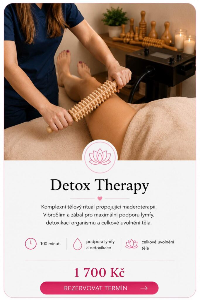 Detox Therapy - maderoterapie a VibroSlim v salonu Hey Beauty Liberec
