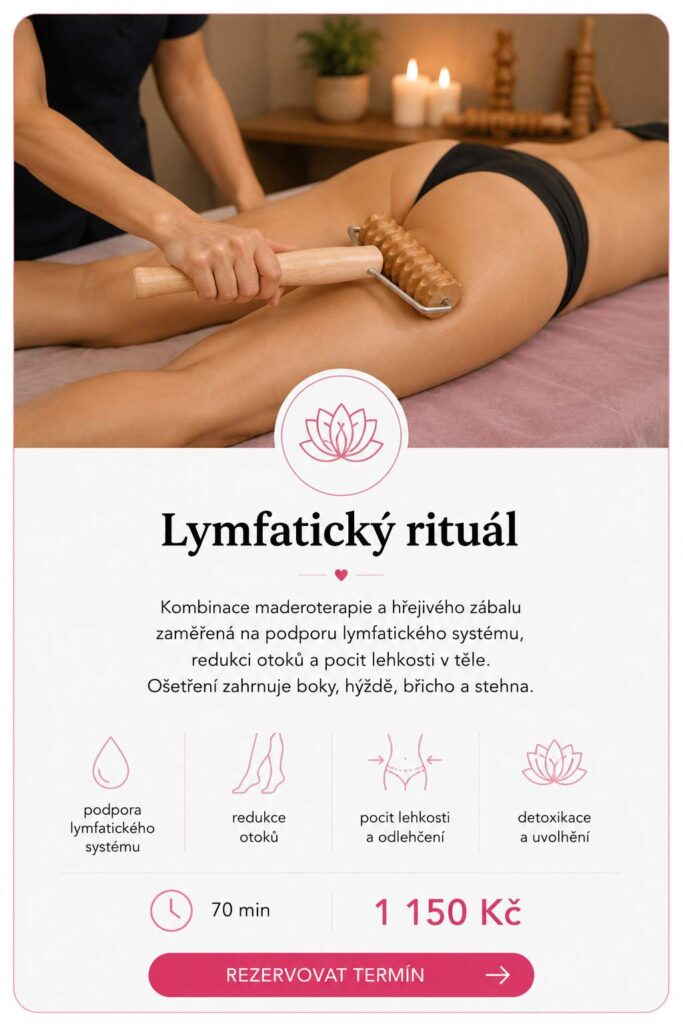 Lymfatická rituál - maderoterapie a hřejivý zábal pro podporu lymfatického systému | Hey Beauty Liberec