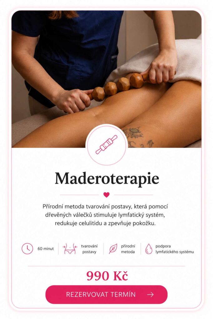 Maderoterapie proti celulitidě v salonu Hey Beauty Liberec