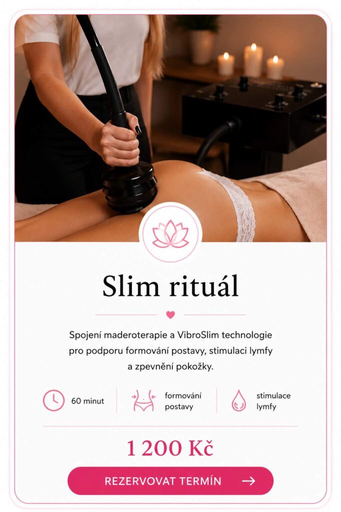 Slim rituál - maderoterapie a VibroSlim pro formování postavy v salonu Hey Beauty